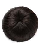 Onedor Synthetic Fiber Hair Extension Chignon Donut Bun Wig Hairpiece (4# - Dark Brown) 4#-Dark Brown - Buy Online on GoSupps.com