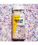 Unicorn Tracks Natural Confetti Sprinkles by Supernatural, Heart & Star Shapes, No Artificial Dyes, Soy Free, Gluten Free, Vegan, 3oz - Buy Online on GoSupps.com