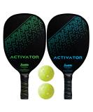 Franklin Sports Wooden Pickleball Paddle and Ball Set - USA Pickleball (USAPA) Approved - Buy Online on GoSupps.com