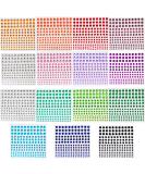 2475 Pcs Self Adhesive Rhinestone Stickers for Face Nail Eyes Decor 4 Size 15 Color Bling Sticky Gems for Body Makeup Stick on Acrylic Jewels for CraftCard Decorations - Buy Online on GoSupps.com