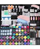 Morovan Acrylic Nail Kit for Beginners | Complete UV Lamp Gel Polish & Glitter Powder Set | Professional Acrylic Nail Supplies - Buy Online on GoSupps.com