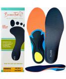 Workhorse! Thin Insoles for Arch Support & Heel Stability - Foot Pain Relief Inserts for Men & Women | Business Feet - Size M/S (M 6.5-10.5 W 6-11.5) - International Shipping - Buy Online on GoSupps.com