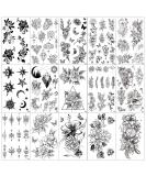 Sexy Flower Temporary Tattoo for Women - Waterproof and Realistic Design, Great Christmas Gift - Buy Online on GoSupps.com