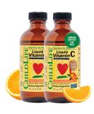 ChildLife Essentials Liquid Vitamin C - Immune Support & Antioxidant Boost - 4 Fl Oz (Pack of 2) - Buy Online on GoSupps.com