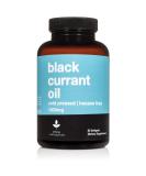 Black Currant Oil 1000mg - Cold Pressed, Hexane Free - High GLA for Healthy Hair, Skin, Nails - Menstrual Cycle Support - Premium Seed Softgel - Buy Online on GoSupps.com