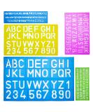 Mr. Pen Letters and Numbers Alphabet Templates, Letter Stencils, Pack of 5 - Buy Online on GoSupps.com