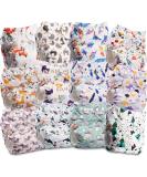 Littles and Bloomz Baby Reusable Pocket Nappy Cloth Diaper - Pack of 12 Standard Popper Nappies - FLP2-1201 - Buy Online on GoSupps.com