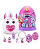 Rainbocorns Eggzania Surprise Mania - Mystic Elle Unicorn Plush with 20+ Surprises - 28 cm Collectible Stuffed Animal with Wearable Accessories - Buy Online on GoSupps.com