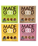 Made Good Organic Granola Minis Variety Pack - 4 Flavors, Nut & Peanut-Free, Gluten-Free, Vegan, Kosher - 16 Portion Packs - Buy Online on GoSupps.com