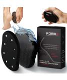 Robbx 2in1 Nano Glass Corneal Remover | Wet & Dry Foot Care Tool with Free Anti-Slip File Cover | Perfect for Horn Removal on Feet & Hands - Black - Buy Online on GoSupps.com