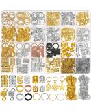 259PCS Hair Jewelry Accessories for Women - Hair Loc Wire Wrapped Adornment for Dreadlocks with Beads, Charms, Rings, Cuffs, and Clips - Hair Decorations Set - Buy Online on GoSupps.com