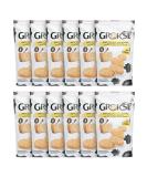 GROKSi! Italian Cheese Snacks | Protein-Packed Cheese Crackers | 12x60g Classico - International Shipping Available - Buy Online on GoSupps.com