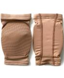 DANCEYOU Hard Sponge Dance Knee Pads - Medium Tan | Volleyball, Football, Pole Dance Knee Brace for Big Kids, Teens & Adults - Buy Online on GoSupps.com