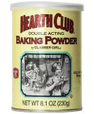 Hearth Club Baking Powder 8.1 oz (2 Pack) - Premium Quality for Perfect Baking - Buy Online on GoSupps.com