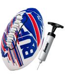 Franklin Sports NFL Team Footballs - Youth Mini Footballs for All NFL Teams - Kids Junior 8.5" Football + Air Pump Sets - Official NFL Licensed Footballs Buffalo Bills - Buy Online on GoSupps.com