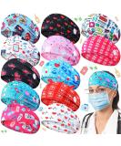 Jexine Nurse Headbands with Buttons - 12 Non Slip Wide Headbands for Women - Elastic Ear Protection for Nurses - Perfect Nurse's Day Gift - Buy Online on GoSupps.com