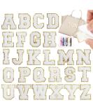 Self-Adhesive Iron on Letters Chenille Patches: 26PCS White Letter Patches Stickers Varsity Letter Patches for Clothing Jackets Backpacks Hats Repair Alphabet Embroidered Applique Preppy Patch 26pcs White Letter Chenille Patches - Buy Online on GoSupps.com