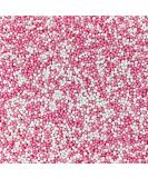 Pink and White Sprinkles - 100g of Cake Sprinkles Toppers Decorations 100s 1000s Mini Balls Nonpareils - Buy Online on GoSupps.com