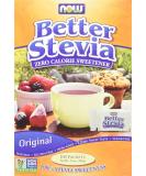 Now Foods Organic Better Stevia Sweetener - Zero-Calorie, 100 Packets (3.5 oz) | Natural Sugar Substitute - Buy Online on GoSupps.com