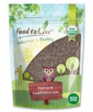 Organic Black Chia Seeds 2.5 lbs | Non-GMO, Whole & Sproutable | Vegan, Kosher & Keto | Sirtfood & Bulk | High in EFAs, Fiber & Protein | Ideal for Chia Pudding, Smoothie & Oatmeal | 2.5 lb Pack - Buy Online on GoSupps.com