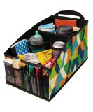 Lusso Gear Car Seat Organizer - 9 Storage Compartments for Adults & Kids (Geometric) - Buy Online on GoSupps.com