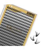 Individually Quewel 320stk Eyelashes - 50D 0.07 C Curl Mix 9-16mm | Reusable Artificial Eyelashes for DIY Makeup - Buy Online on GoSupps.com