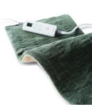 Sunbeam Heating Pad for Back, Neck, and Shoulder Pain Relief with Auto Shut Off and 6 Heat Settings, Extra Large 12 x 24", Green