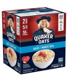 Quaker Quick 1-Minute Oatmeal Non GMO Project Verified - 40 oz Bags x 2 (Pack of 2) - 55 Servings - Buy Online on GoSupps.com