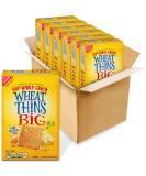 Wheat Thins Big Whole Grain Crackers - 6 Boxes (6-8 oz each) | Pack of 6 - Buy Online on GoSupps.com