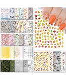 Winthrop 36 Sheets Holiday Nail Art Stickers - Year-Round Colorful Decals for Spring Summer 4th of July Halloween Christmas - Buy Online on GoSupps.com