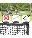 Golf Practice Barrier Net - Heavy Duty Ball Containment Netting for Driving and Chipping - Available in Various Sizes 10X10ft, 10X15ft, 10X20ft, 15X15ft - Buy Online on GoSupps.com