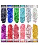 12 Colors Lvzongxin Glitter Face & Body Powder - 60ml Festival Makeup Nail & Hair Glitter for Masquerade & DIY Crafts - Buy Online on GoSupps.com