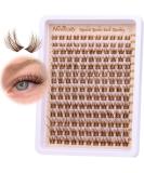 Buy Brown Wispy Lash Clusters - DIY Faux Mink C Curl Eyelash Extensions by Newcally Lashes - Buy Online on GoSupps.com