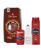 Old SPICE Wooden Barrel Gift Set for Men - Captain Deo Stick Shower Gel & After Shave Lotion | International Shipping Available - Buy Online on GoSupps.com