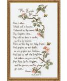 Janlynn Counted Cross Stitch Kit - The Lord's Prayer in Blue - Buy Online on GoSupps.com