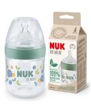 NUK for Nature Baby Bottle Small Teat 150 ml Breast-Like Sustainable Silicone Teat with Anti Colic Vent Temperature Control BPA-Free Green 260 ml (Pack of 1) - Buy Online on GoSupps.com