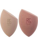 Real Techniques New Nudes Real Reveal Sponge Duo Makeup Blending Sponges For Foundation For Dewy Or Matte Makeup Offers Light Medium Or Full Coverage Latex-Free Foam 2 Piece Set 2 count (Pack of 1) Miracle Complexion Sponge and Miracle Airblend Sponge - Buy Online on GoSupps.com