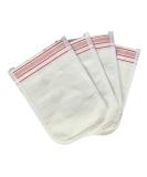 Turkish Exfoliating Gloves - 4Pcs Face & Body Exfoliation Mitts Kese Glove for Deep Scrub Brighten & Soften Skin - Hammam Spa Essential - Buy Online on GoSupps.com