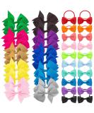 40 Multi-Colored Hair Loop Clips for Girls | Small Bow Hair Ties with Crocodile Clips | Perfect Hair Jewelry for Babies & Toddlers - Buy Online on GoSupps.com