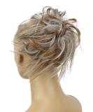 CAISHA JUMBO Hair Tie | Floral Updo Accessory for Bridal & Wavy Hairstyles | DM 17cm Light Brown Gray Mix | International Shipping - Buy Online on GoSupps.com
