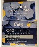 Cien Anti-Wrinkle Night Cream with Q10 Hyaluronic Acid & Vitamin E - 50ml | Anti-Aging Skincare for Youthful Skin - Buy Online on GoSupps.com