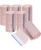 Elastic Bandage Wrap 6 Pack - Latex Free 4" Compression Bandages for Sprains & Injuries | International Shipping Available - Buy Online on GoSupps.com