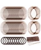 80pcs Brown Invisible Hair Bun Net Set - Teenitor Elastic Edge Mesh Hair Nets with U Shape Bun Pins and Hair Bands for Girls and Women - Buy Online on GoSupps.com