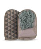Double-Sided Bath Sponges for Men & Women - Loofah Shower Puffs & Gloves - Green Hand Bath Scrubbies - Buy Online on GoSupps.com