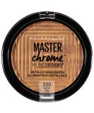Maybelline Master Chrome Highlighter Molten Topaz 200 - 0.24 oz | Metallic Glow - Buy Online on GoSupps.com