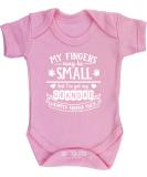 Hippowarehouse Small Fingers, Grandad's Heart Baby Vest Bodysuit (Short Sleeve) - Boys/Girls - Buy Online on GoSupps.com