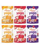 Happy Baby Organics Yogis Freeze-Dried Yogurt & Fruit Snacks, Variety Pack, 1 Ounce (Pack of 6) Variety Pack 1 Ounce (Pack of 6) - Buy Online on GoSupps.com