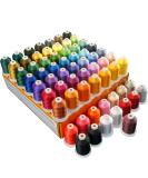 New brothread 64 Spools 1000M Polyester Embroidery Thread Kit - Ideal for Professional and Beginner Embroiderers - Buy Online on GoSupps.com