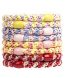 J.Carp 8-Piece Mixed Color Hair Accessories for Women & Girls | No Damage Ponytail Holders & Elastics - Buy Online on GoSupps.com