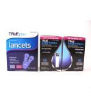True Metrix Blood Glucose Test Strips 100ct + True Plus 30g Lancets 100ct - Convenient Diabetes Testing Kit - Buy Online on GoSupps.com